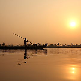 Backwaters destinations in India
